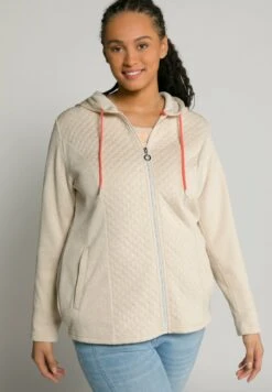 Ulla Popken Bluza Rozpinana - Vanilla