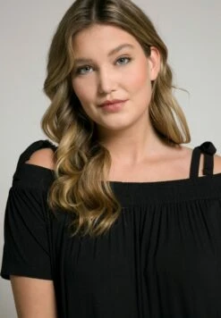 Ulla Popken Sukienka Z Dżerseju - Schwarz -Ulla Popken 73495237465f45229e062caedd1d4c83