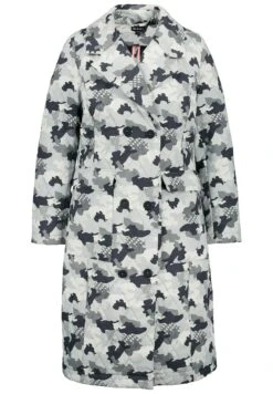 Ulla Popken Krótki Płaszcz - Stahlgrau -Ulla Popken 73b9de819f234ff8a744b8d3c54e8643