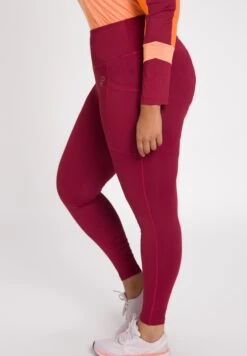 Ulla Popken Legginsy - Wijnrood -Ulla Popken 73fb66b0b55949feafcc81d4a0ce2306