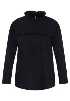 Ulla Popken Bluzka - Black -Ulla Popken 74010fecc99c48b8a69ce527f072c263