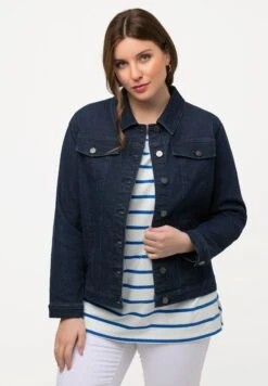 Ulla Popken Kurtka Jeansowa - Bleu Jean -Ulla Popken 7434bd1bc1534878b78b35cc4a397e40