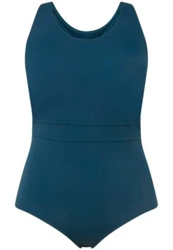 Ulla Popken Kostium Kąpielowy - Pétrole Foncé -Ulla Popken 74d00b8dc4ca422c91edf2fa7f14f7c2