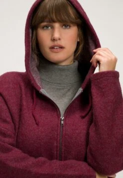 Ulla Popken Kardigan - Weinrot -Ulla Popken 7549af89a15348ebb899bb349bf2360d