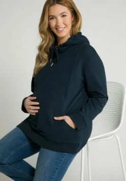 Ulla Popken Bluza Z Kapturem - Marine 8 Ulla Popken Bluza Z Kapturem - Marine -Ulla Popken 75a95f33b5b8471ca5711f425bfeba6f