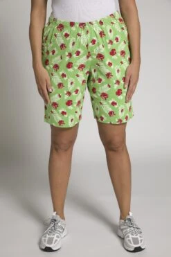 Ulla Popken Szorty - Grasgrün