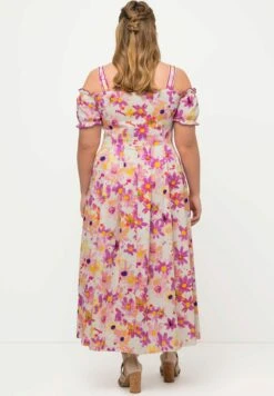 Ulla Popken Długa Sukienka - Rose Vif Clair -Ulla Popken 76506452ebd94b4ba0c2a48239c6d3eb