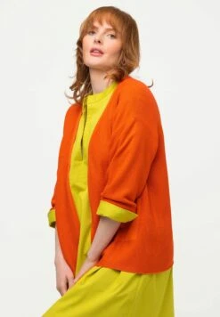 Ulla Popken Kardigan - Light Orange -Ulla Popken 76836098c3d34a6db43e08518c6141f9