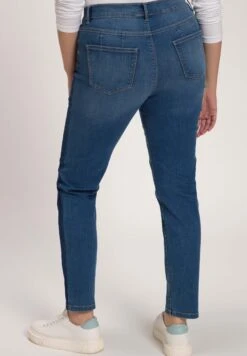 Ulla Popken Jeansy Slim Fit - Blue Denim -Ulla Popken 76aaf183caf648429804313f10cd95ce