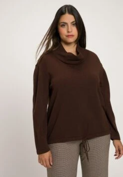 Ulla Popken MANCHES LONGUES - Sweter - Brun Acajou -Ulla Popken 795a959d80614cc689f3c6e98235a3a1