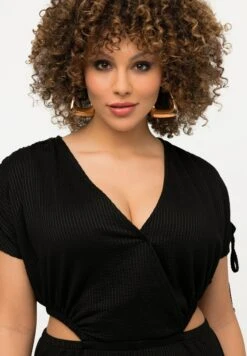 Ulla Popken Kombinezon - Noir -Ulla Popken 7ccb4cb08ad149c680c5b48694187476