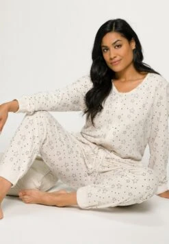 Ulla Popken COMBINAISON - Piżama - Pop Corn -Ulla Popken 7d80775e4fe74cc2a8cc6c29ae88cf74