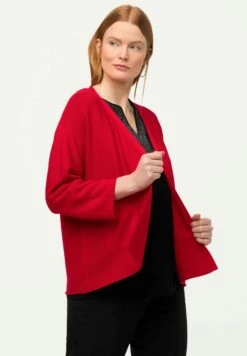 Ulla Popken Kardigan - Red Poppy -Ulla Popken 7dae07737abc4a2f956ae5597ae3ed16