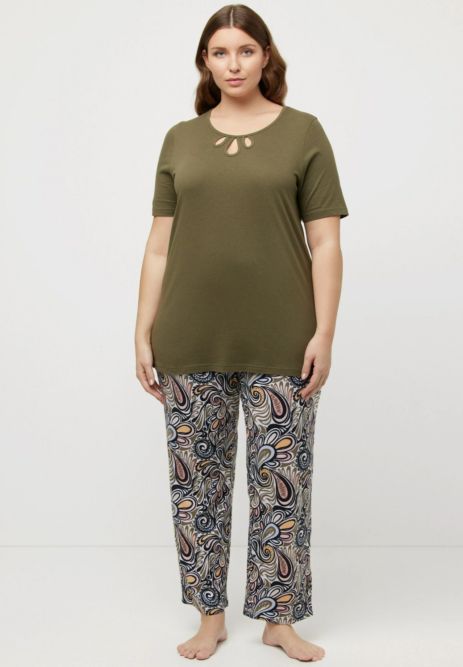 Ulla Popken Piżama - Lichtroze 3 Ulla Popken Piżama - Lichtroze