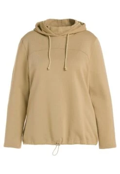 Ulla Popken Bluza - Zandgrijs -Ulla Popken 7df6aec71a194c43a5fd9eee055114c7