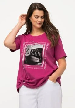 Ulla Popken T-shirt Z Nadrukiem - Rose Vif 10 Ulla Popken T-shirt Z Nadrukiem - Rose Vif -Ulla Popken 7ef5cc1b18ec45508befaa5b9078fd9c