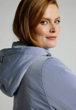 Ulla Popken Kurtka Przeciwdeszczowa - Blauviolett -Ulla Popken 7f8a5c9d4e5b4f0fa4719bc42960e283