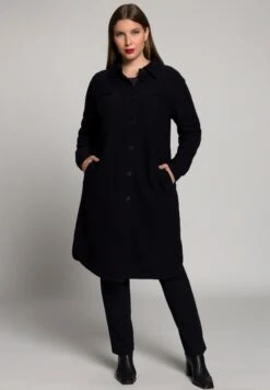 Ulla Popken Klasyczny Płaszcz - Black
