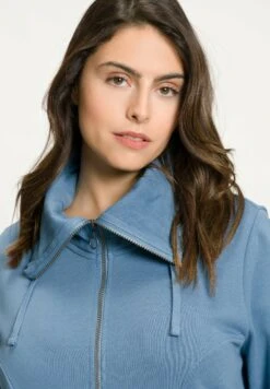 Ulla Popken Bluza Rozpinana - Petrolblau -Ulla Popken 80bba2f9819340d28212a8e40667c03c