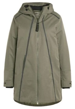 Ulla Popken Parka - Gris Olive -Ulla Popken 817e622357c5488db74dc3c15f3e4856