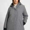 Ulla Popken Parka - Gris Chiné -Ulla Popken 81b73185e895496b9084a2b8cfb82a47