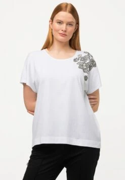 Ulla Popken T-shirt Z Nadrukiem - Blanc Neige 10 Ulla Popken T-shirt Z Nadrukiem - Blanc Neige -Ulla Popken 81f5710a27e74fcd88464d4813a6cfec