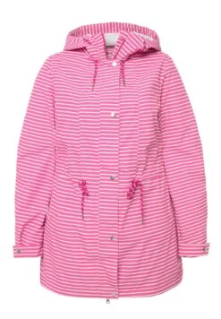 Ulla Popken Kurtka Przeciwdeszczowa - Fuchsia Roze -Ulla Popken 821c5932e16a460c8a12780924672d64
