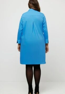 Ulla Popken 3/4-MOUWEN - Sukienka Letnia - Staal Blauw 9 Ulla Popken 3/4-MOUWEN - Sukienka Letnia - Staal Blauw -Ulla Popken 8604d12531df47abbc5654534f12859c