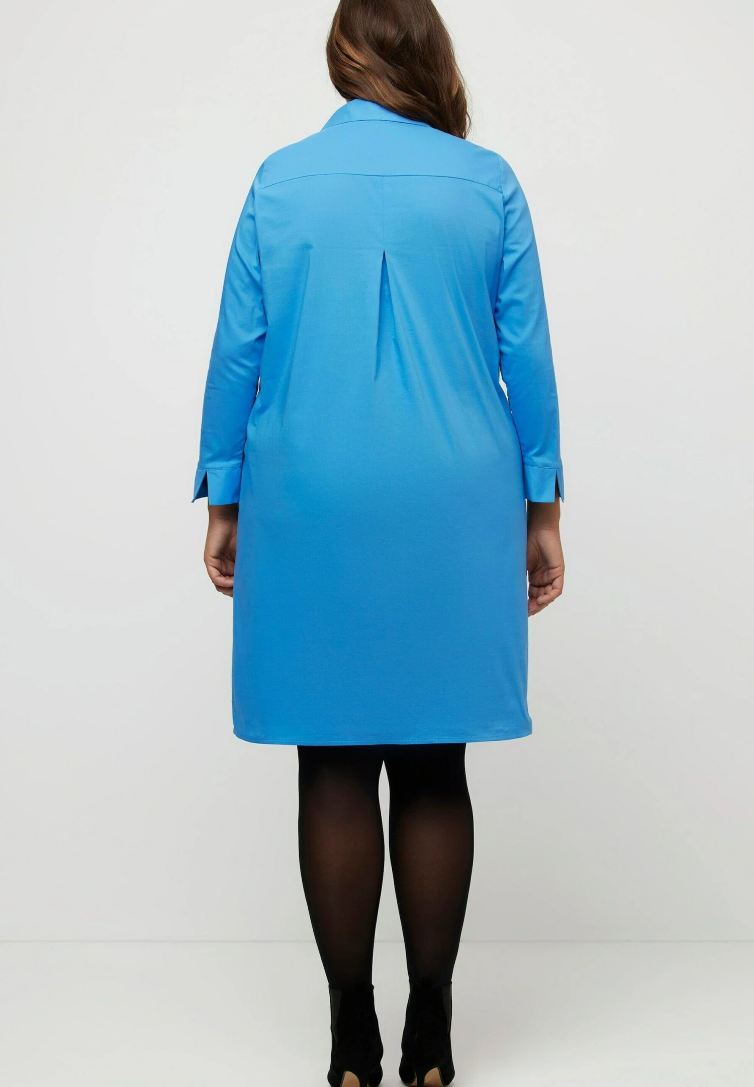 Ulla Popken 3/4-MOUWEN - Sukienka Letnia - Staal Blauw 5 Ulla Popken 3/4-MOUWEN - Sukienka Letnia - Staal Blauw - obrazek 3