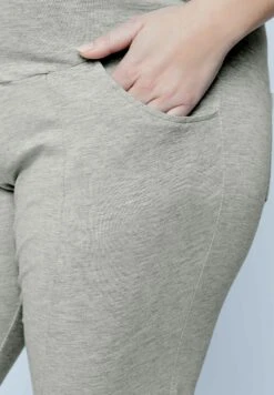 Ulla Popken Spodnie Materiałowe - Grau Melange -Ulla Popken 864c776582ec4125a6108dde4b545b48