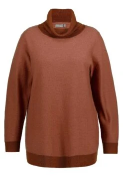 Ulla Popken LANGARM - Bluza - Ziegelbraun -Ulla Popken 8779b2b377bf43b1b1986b34b58a4d13