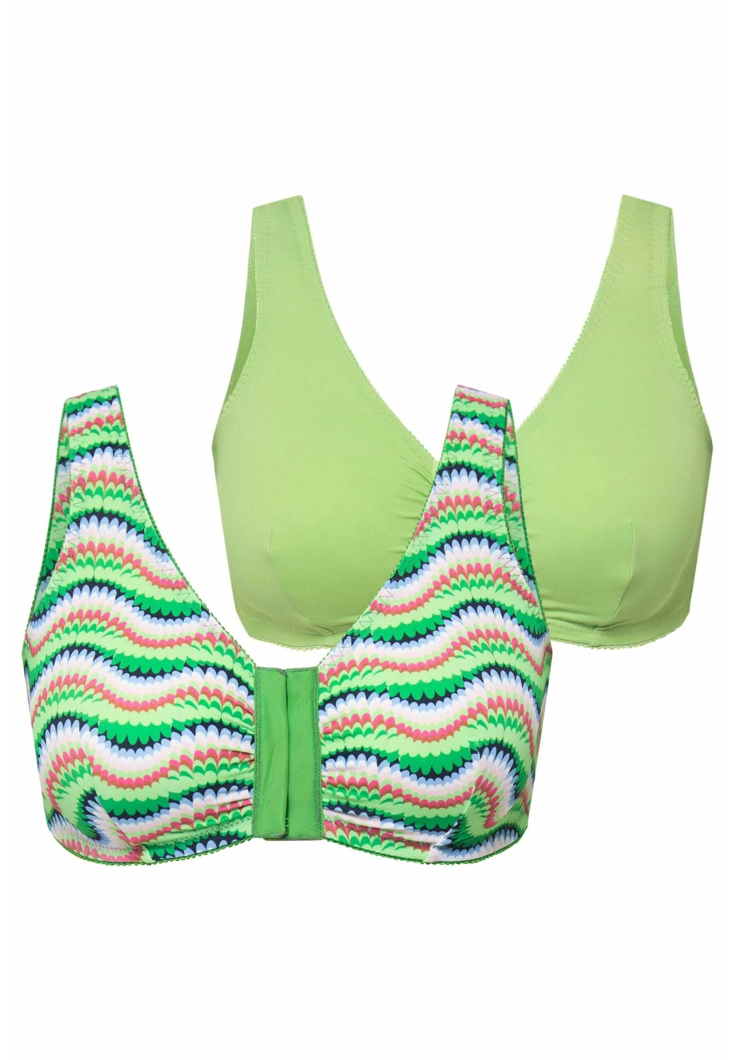 Ulla Popken 2PACK VORDERVERSCHLUSS - Biustonosz Bustier - Helles Grün 6 Ulla Popken 2PACK VORDERVERSCHLUSS - Biustonosz Bustier - Helles Grün - obrazek 4