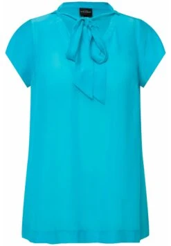 Ulla Popken SCHLUPPE STEHKRAGEN HALBARM - Bluzka - Helles Türkis -Ulla Popken 87f6605a2b52405d894be1951c40b7fd