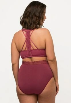 Ulla Popken Biustonosz Z Fiszbiną - Karmijn -Ulla Popken 8848343b82c34ac2adc7b6e682385b67