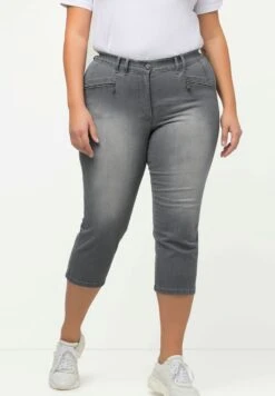 Ulla Popken Szorty Jeansowe - Light Gray Denim