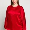 Ulla Popken OVERSIZED - Koszula - Baksteenrood