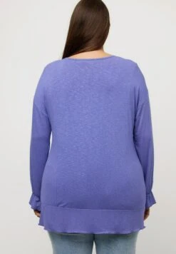 Ulla Popken VOLANTS RUNDHALS - Bluzka Z Długim Rękawem - Blaues Flieder 9 Ulla Popken VOLANTS RUNDHALS - Bluzka Z Długim Rękawem - Blaues Flieder -Ulla Popken 8d7e70c3c454439f8fdeb2d6b388b7ee