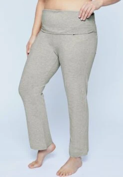 Ulla Popken Spodnie Materiałowe - Grau Melange -Ulla Popken 8eaee033d44c4e0081ac69d4122e1ded