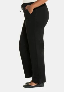 Ulla Popken Spodnie Materiałowe - Zwart -Ulla Popken 8eee1e72ca2249ee9dd7a0d0f7c05300