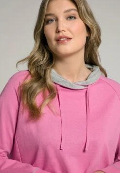 Ulla Popken Bluza - Dunkles Rosa -Ulla Popken 8f819fb3c7a0405a8a469b386fb96e31