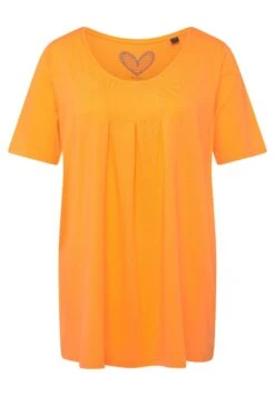 Ulla Popken T-shirt Basic - Cantaloupe Orange -Ulla Popken 8fd1b021e191414b8d55d878f31a608f