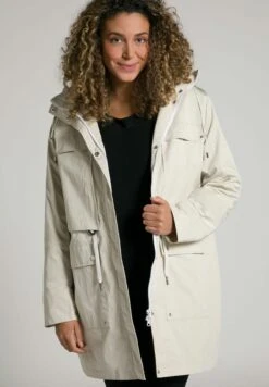 Ulla Popken Parka - Beige -Ulla Popken 91c92d4f2ad749f1b34fb63700cd928d