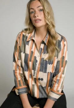 Ulla Popken Bluzka - Cremé -Ulla Popken 91f53246df2b409ea0c6cf62bdb6ae63