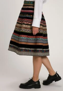 Ulla Popken Spódnica Trapezowa - Multicolore -Ulla Popken 926b883d815f45d19244ce569b08dc3b