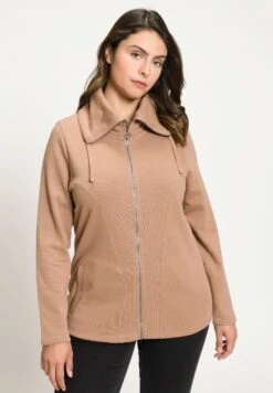 Ulla Popken Bluza Rozpinana - Maronenbraun 10 Ulla Popken Bluza Rozpinana - Maronenbraun -Ulla Popken 92eb7c12d92348fd94016282db8d8de4