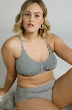 Ulla Popken Biustonosz Bustier - Gris Clair Chiné -Ulla Popken 930db86139384c7c93d001ee7a65b9be