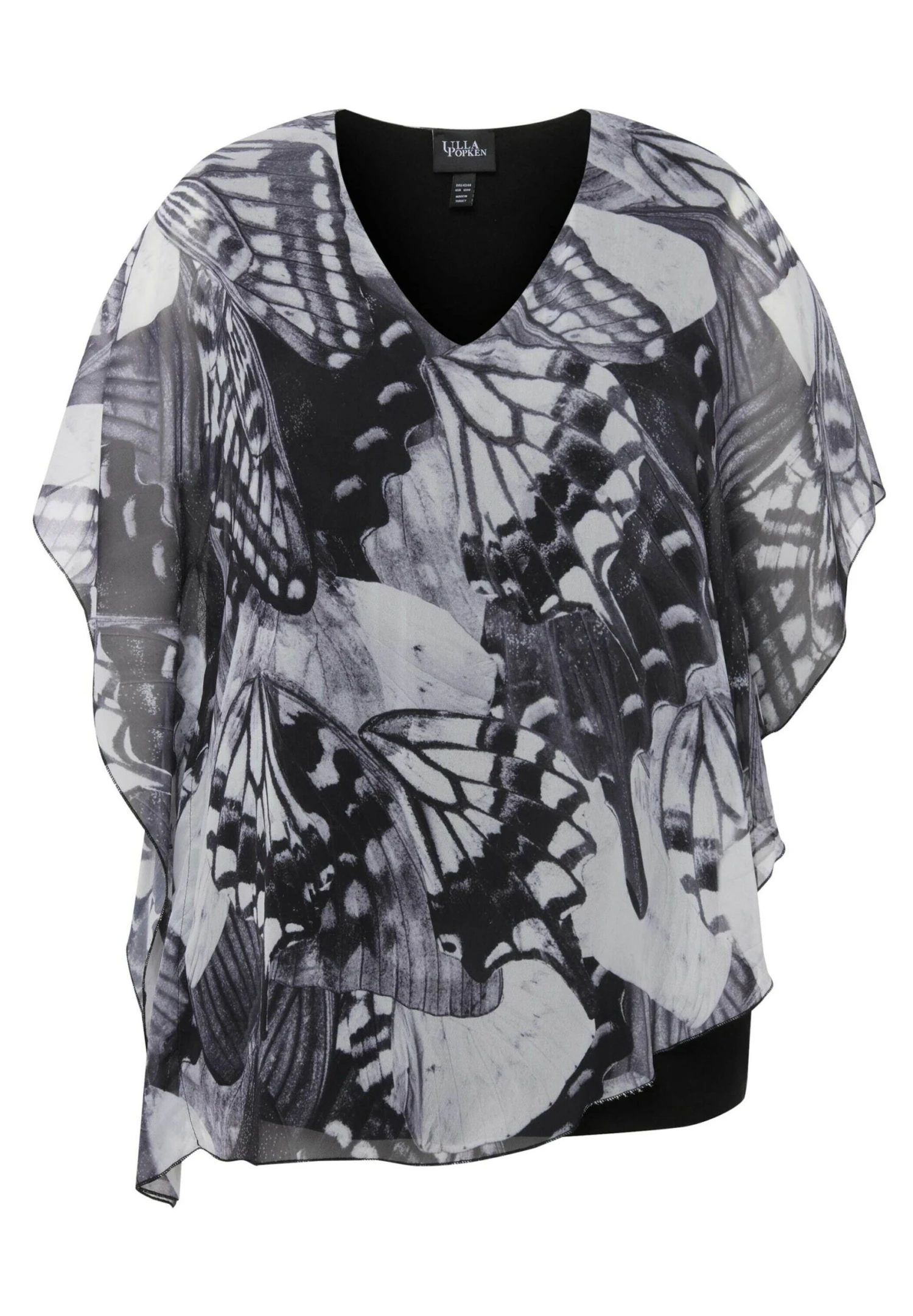 Ulla Popken T-shirt Z Nadrukiem - Noir 7 Ulla Popken T-shirt Z Nadrukiem - Noir - obrazek 5