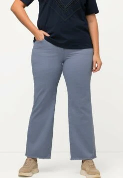 Ulla Popken Jeansy Dzwony - Violet Blue