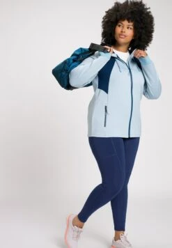 Ulla Popken Bluza Z Kapturem - Light Blue -Ulla Popken 9533c15c11b94beaafefe85e033c25ac