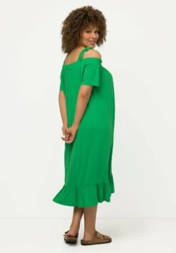 Ulla Popken Sukienka Z Dżerseju - Vert Gazon -Ulla Popken 95fff317d4c246cd91a339105e15c55c